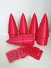 หัวจรวดและชิ้นส่วนถูกพิมพ์ด้วย Magenta PETG eSun filament