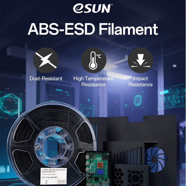 ABS ESD eSUN Filament for 3D Printing