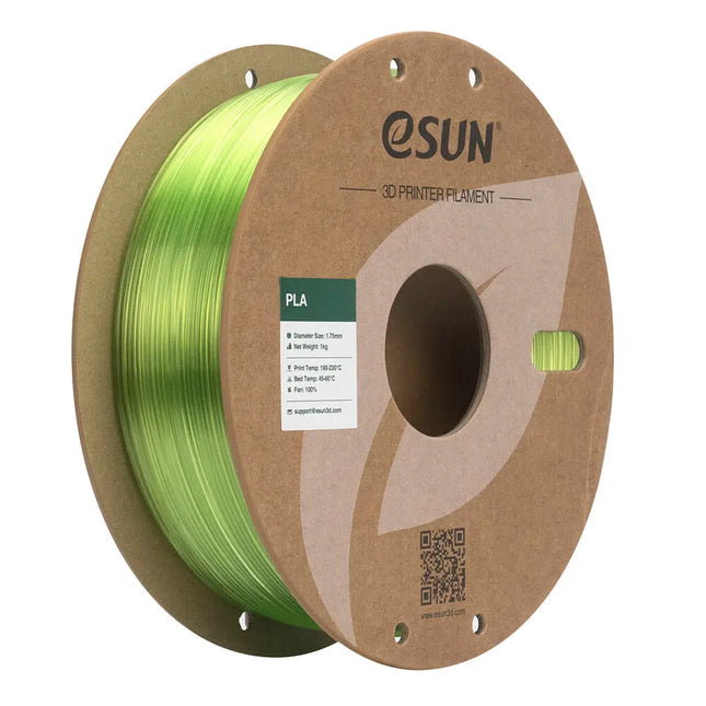Translucent Green PLA Clear eSUN Filament