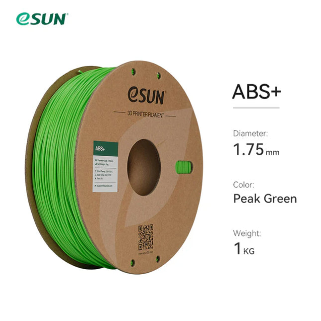 Peak Green ABS+ eSun Filament