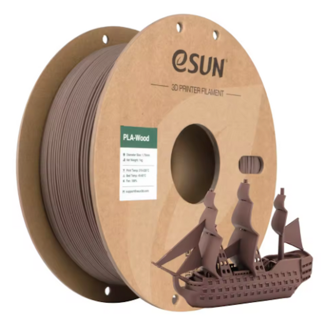 Walnut Wood PLA eSun Filament