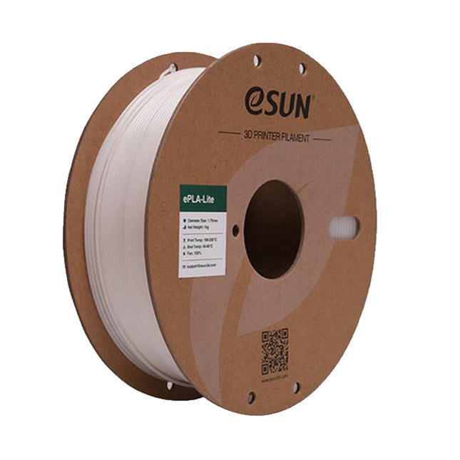 White ePLA Lite eSun Filament