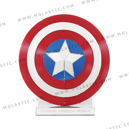 Captain America's Shield Color 3D Metal Model Kit - โมเดลโลหะสีโล่กัปตันอเมริกา