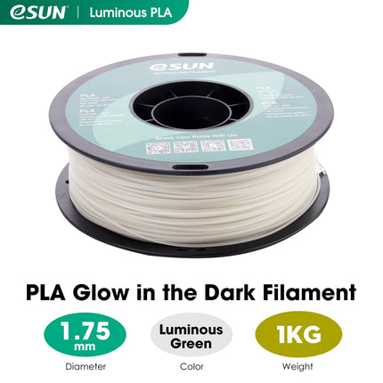 Luminous Green PLA Filament eSun