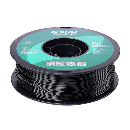 Solid Black PETG eSun Filament