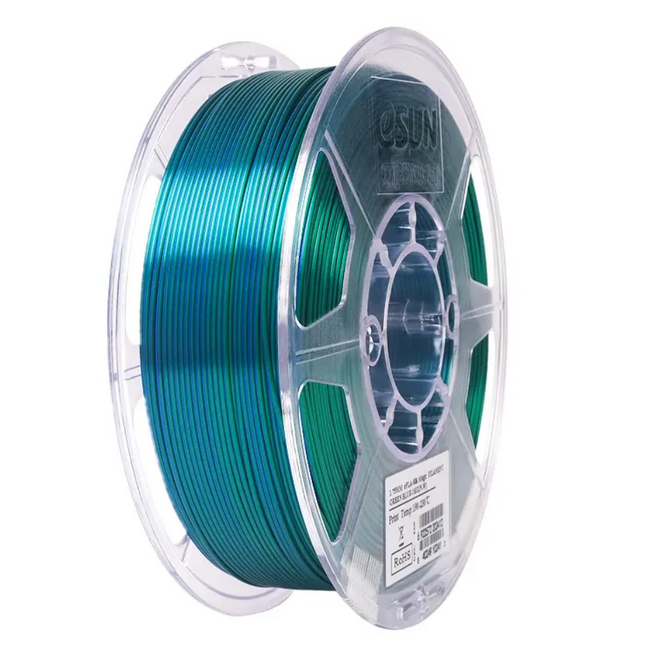 eSilk Green-Blue PLA Magic eSun Filament