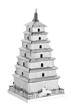 Wild Goose Pagoda 3D Metal Model Kit - Wild Goose Pagoda Metal Model Kit