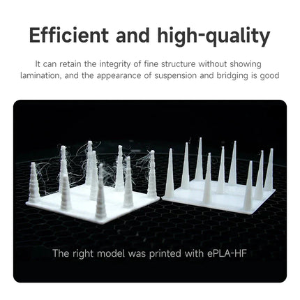 White ePLA-HS (High Speed) eSun Filament
