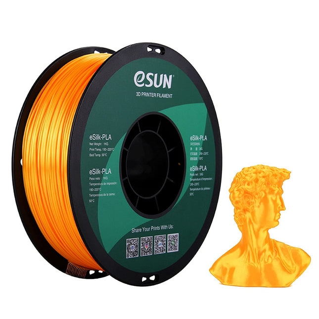 eSilk Dark Yellow PLA eSun Filament