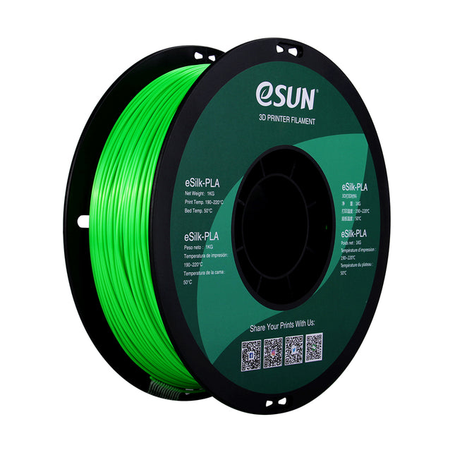 eSilk Green PLA eSun Filament