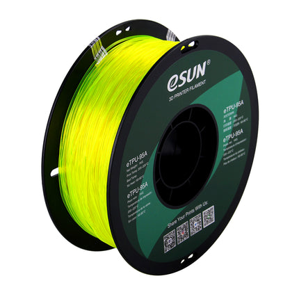 Transparent Yellow TPU 95A eSun Filament