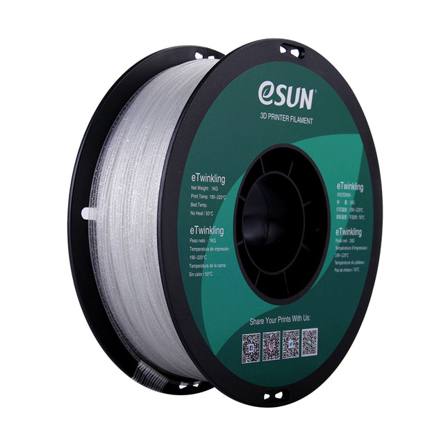 eTwinkling Clear PLA eSun Filament
