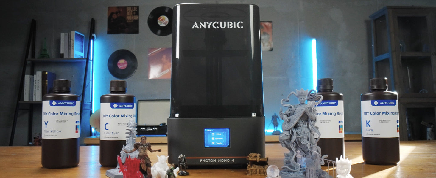 Anycubic Resin 3D Printer ที่ใช้กันปัจจุบันแบ่งออกได้กี่รุ่น?