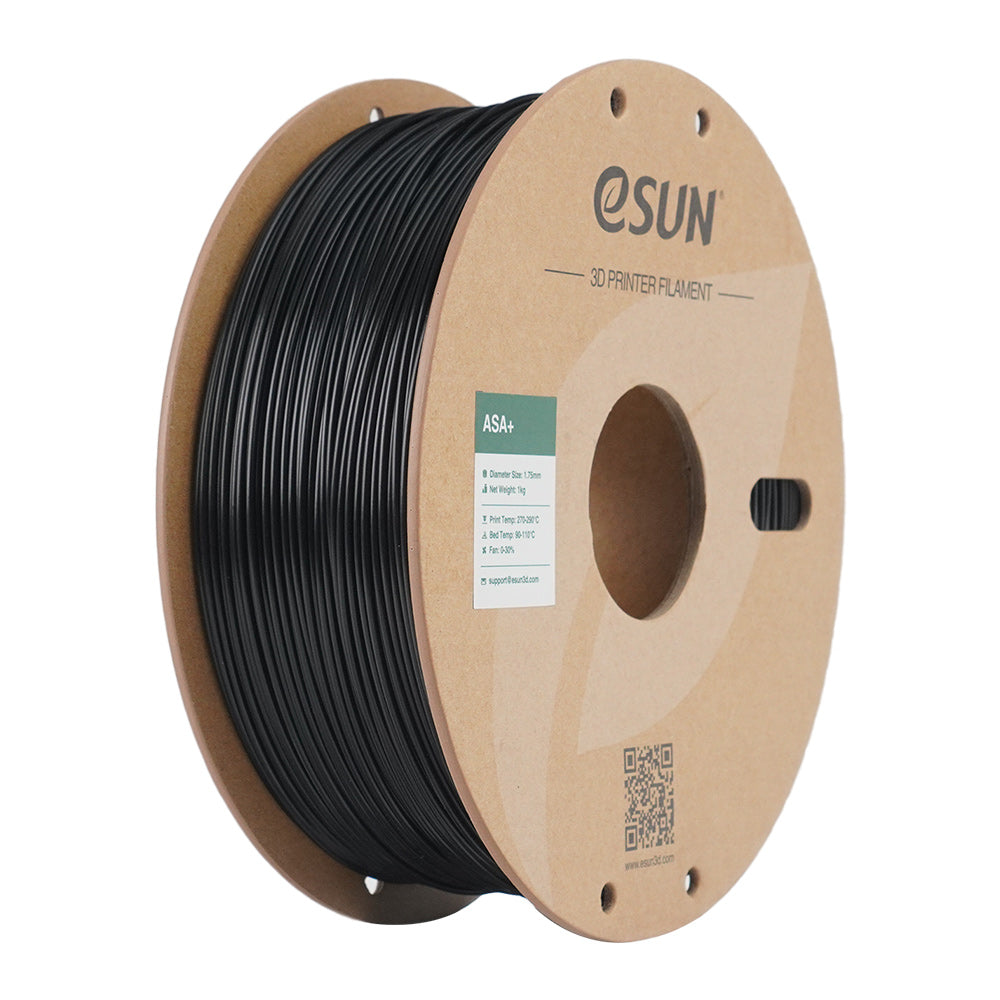 ASA+ eSUN filament สีดำ เส้นพิมพ์ 3D ทน UV และสภาพอากาศ