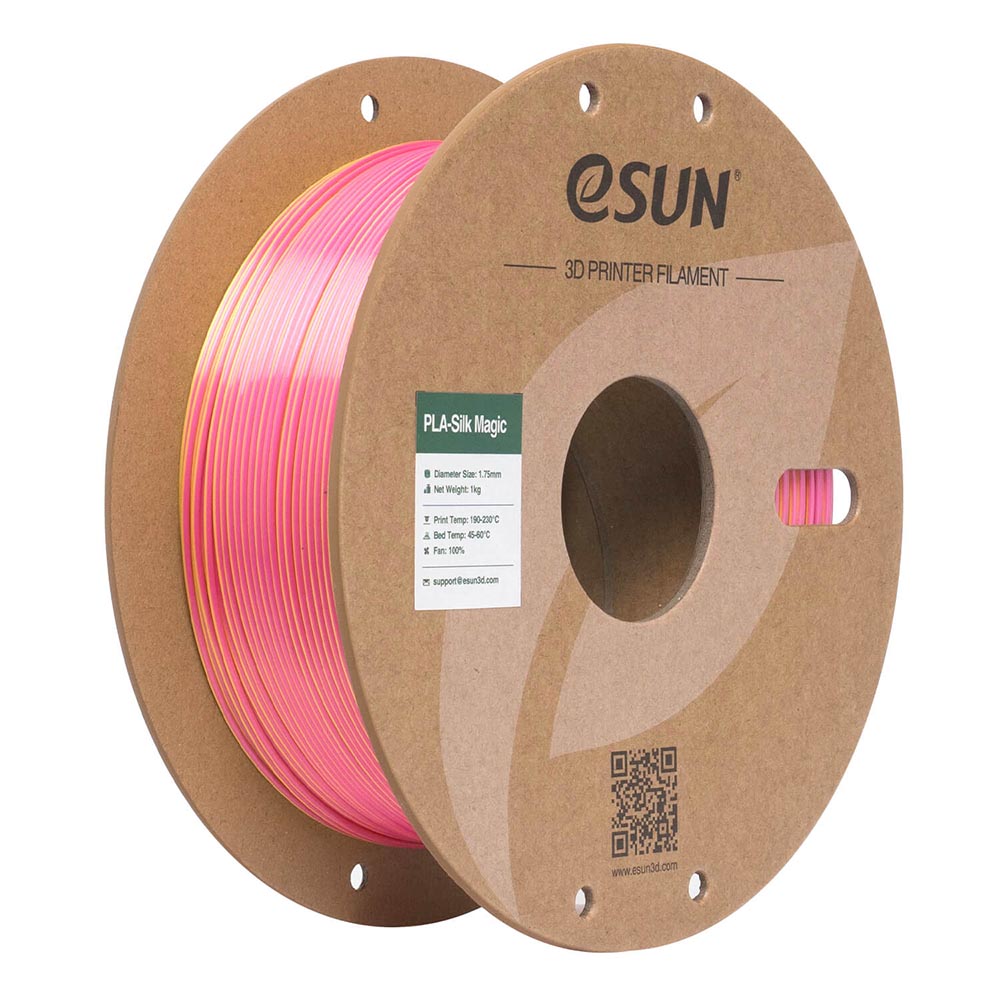eSUN PLA-Silk Magic เส้นพิมพ์ 3D สองสี Gold-Pink