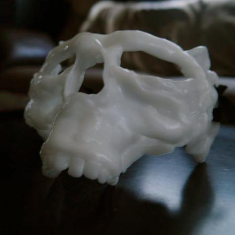 หน้ากากกะโหลกศีรษะ - Skull Mask & Necklace