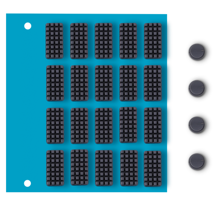 Nozzle Cleaning Brushes and Parking Pads Kit for Snapmaker U1