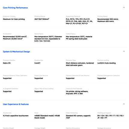 Anycubic Kobra S1 Max Combo