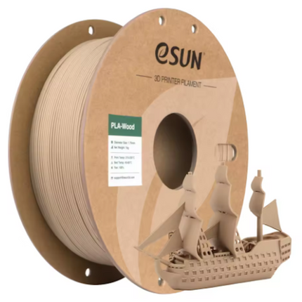 Natural Wood PLA eSun Filament 