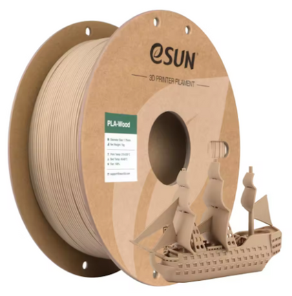 Natural Wood PLA eSun Filament 