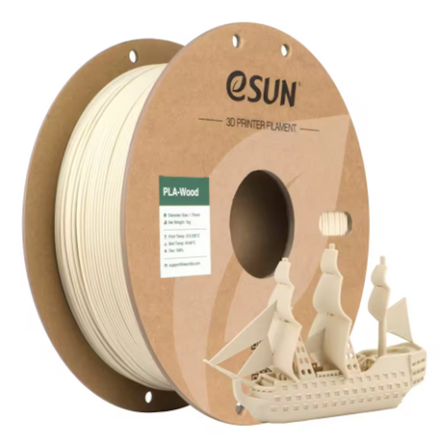 Natural Wood PLA eSun Filament 