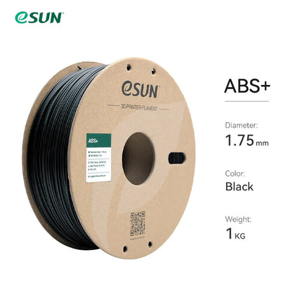 Black ABS+ Filament eSun