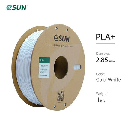 Cold White PLA+ eSun Filament