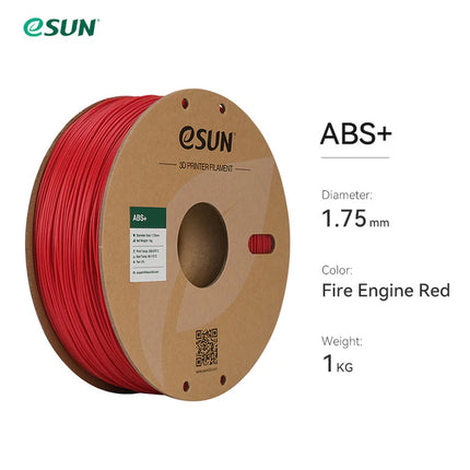 Fire Engine Red ABS+ eSun Filament