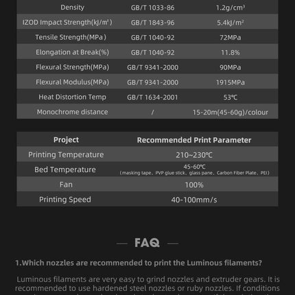Galaxy Black Stars PLA eSun Filament