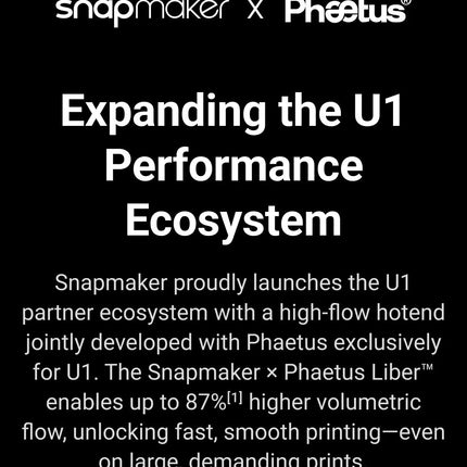 Liber High Flow Hotend Snapmaker U1 รายละเอียดเพิ่มเติม 6