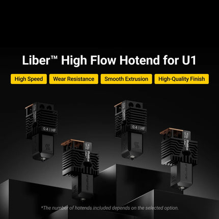 Liber High Flow Hotend สำหรับ Snapmaker U1 รวมจุดเด่นด้านความเร็ว ความทนทาน และการฉีดเส้นที่ลื่นไหล