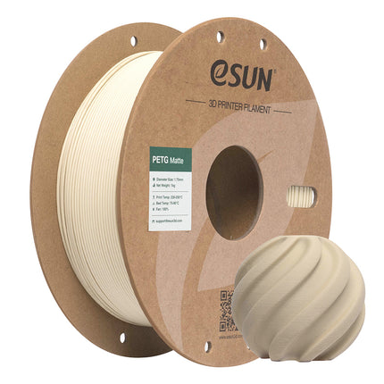 PETG Matte eSUN Filament for 3D Printing