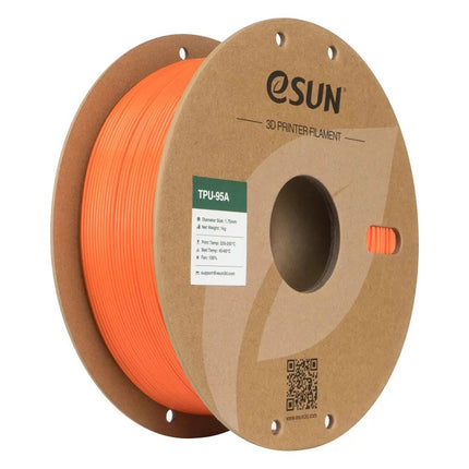 Orange TPU95A eSUN Filament
