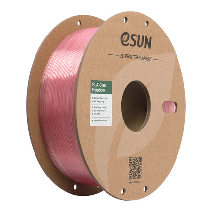PLA-Clear Rainbow Pink Crystal