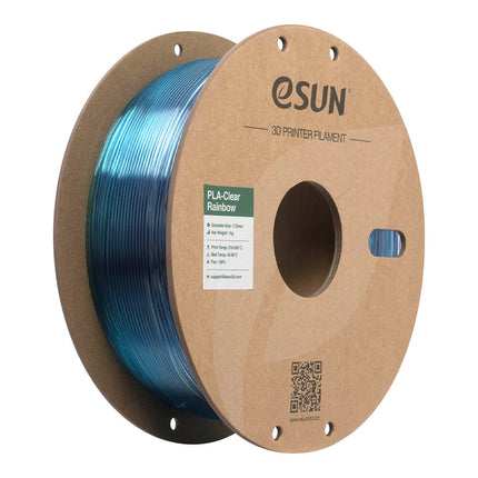 PLA-Clear Rainbow Purple Blue Cyan