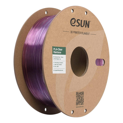 PLA-Clear Rainbow Purple Red