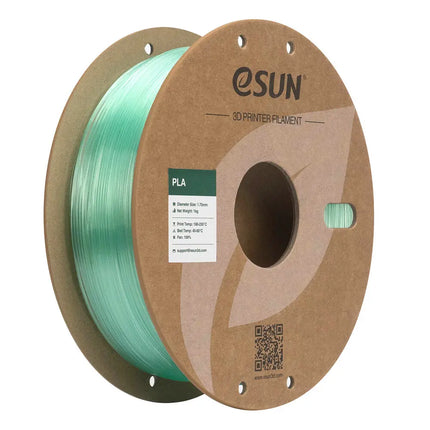 Translucent Aqua PLA Clear eSUN Filament