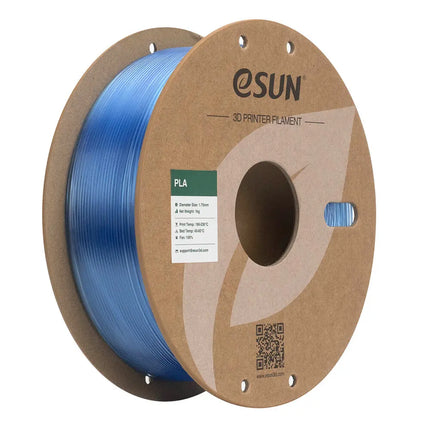 Translucent Blue PLA Clear eSUN Filament