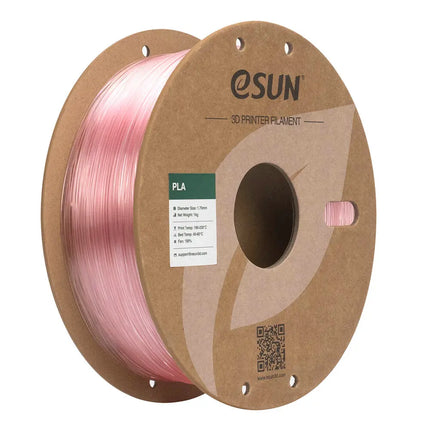 Translucent Pink PLA Clear eSUN Filament