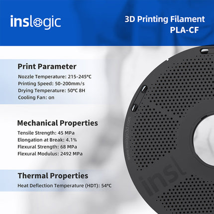 PLA Carbon Fiber (PLA-CF15) Inslogic Filament