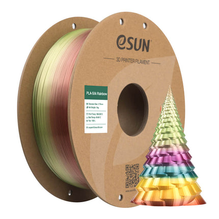 eSilk Rainbow PLA eSun Filament 