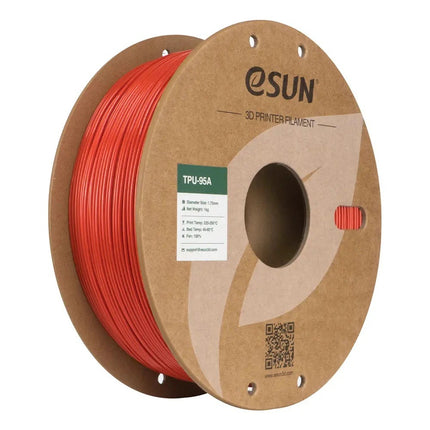 Red TPU95A eSUN Filament