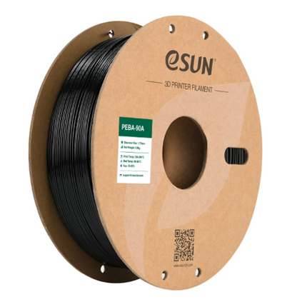 Black PEBA-90A eSUN Filament