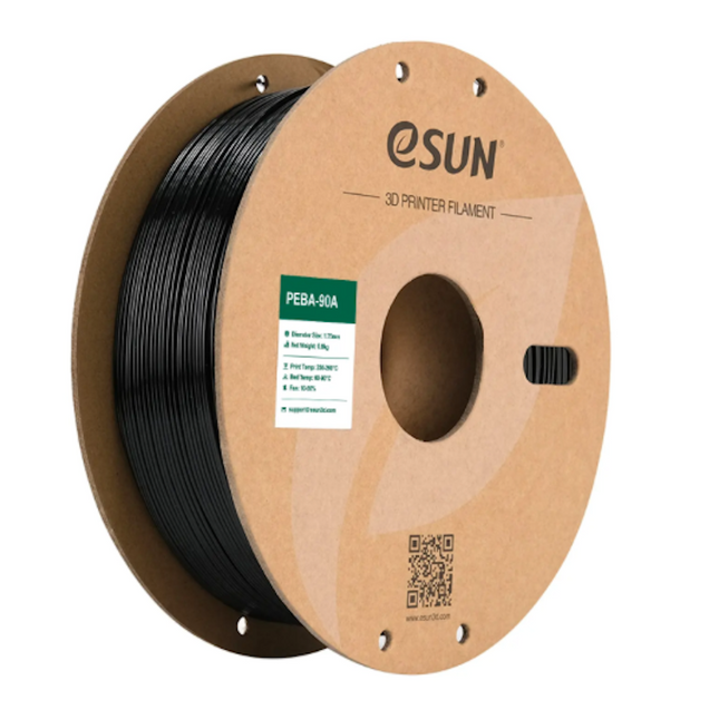 Black PEBA-90A eSUN Filament