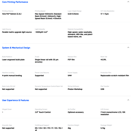 ANYCUBIC Photon Mono 4 10K