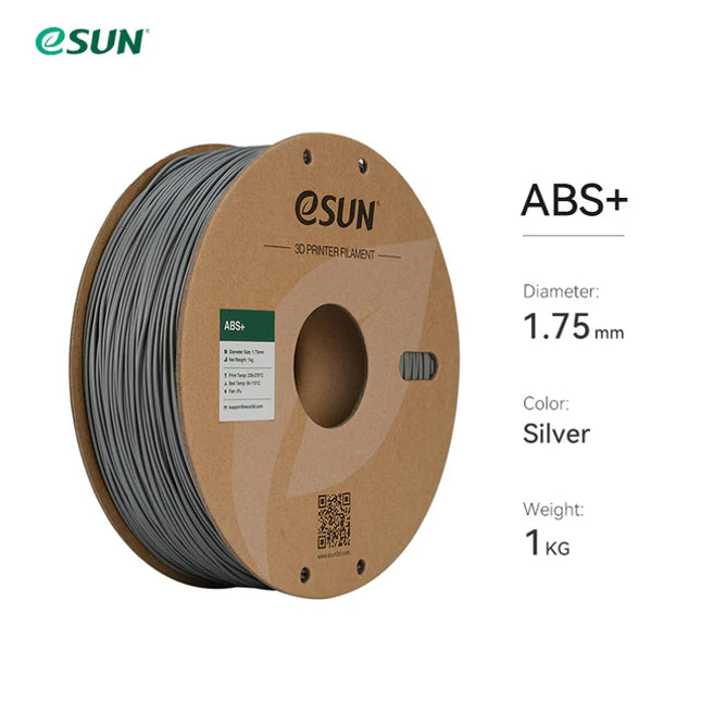 Silver ABS+ eSun Filament