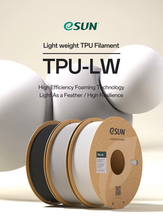 Black TPU-LW eSun Filament 