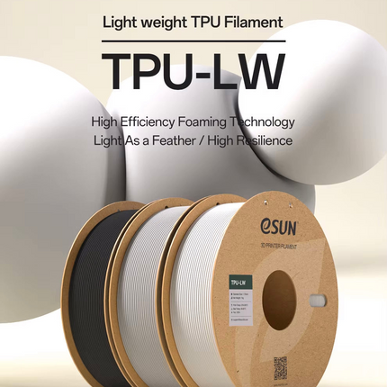 Black TPU-LW eSun Filament 
