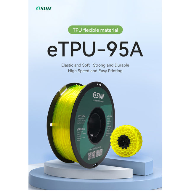 Black TPU 95A eSun Filament 