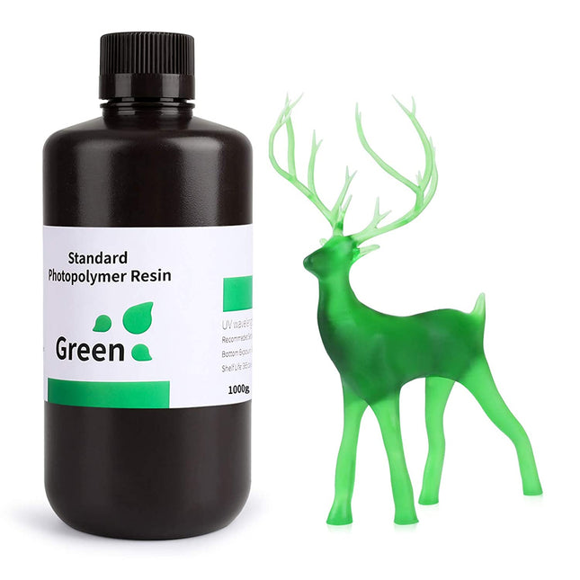 Green Standard Photopolymer ELEGOO Resin 
